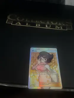 Pokemon TCG Sun & Moon Burning Shadows Wicke Trainer Full Art Card 147/147 - Image 1