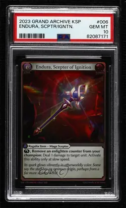 2023 Grand Archive - Kickstarter Promotional Cards #006 PSA 10 GEM MT 0g6s - Image 1