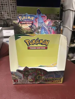 Pokemon Evolving Skies Booster Box - No Cards - Display Box Only! Umbreon! Eevee - Image 1