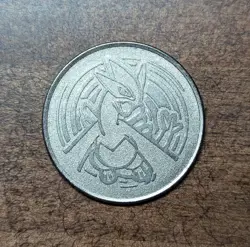 Pokemon Lugia Metal Coin | Pokemon Trading Card Game TCG WOTC 2001 - Image 1