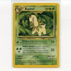 Pokemon TCG Bayleef 28/111 WotC Neo Genesis Unlimited Regular Card EN-LP 2000 - Image 1