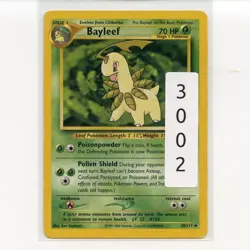 Pokemon TCG Bayleef 28/111 WotC Neo Genesis Unlimited Regular Card EN-LP 2000 - Image 3