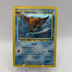 Pokemon TCG Kabutops Neo Discovery Holo Card 6/75 Unlimited Rare - Image 1