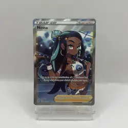 Pokemon Nessa TCG Vivid Voltage Trainer Art Holo Card 183/185 Full Art NM - Image 1