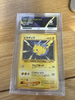 Pokemon Neo Genesis Pikachu Card No.025 Vintage 2000 Japanese Edition Ace - Image 1
