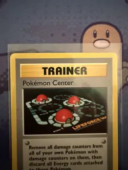 Pokemon Center Trainer 85/102 - NM - 1st Edition Base Set Card - Image 2