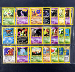 Pokemon NEO DISCOVERY Set NEAR COMPLETE Unlimited Edition NON HOLO Cards RARE NM - Image 1