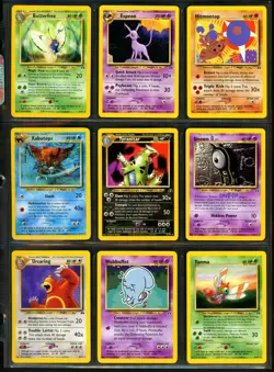 Pokemon NEO DISCOVERY Set NEAR COMPLETE Unlimited Edition NON HOLO Cards RARE NM - Image 2