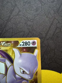 Mewtwo V Star Pokemon Go 086/078 Pokemon Card Secret Rare NEAR-MINT Ship Protect - Image 3