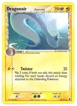 Lightly Played Dragonair (Delta) - 42/113 - Uncommon Pokemon Delta Species - Image 1