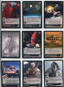 Star Wars Jedi Knights TCG Masters Of The Force 81 Card First Day Rare Set - Image 1