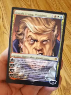 Magic The Gathering Promotional DONALD TRUMP cards Lot of 2 Mint Unplayed - Image 3