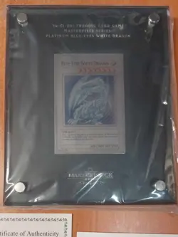 Platinum Blue Eyes White Dragon #0614EU - Masterpiece Series - Yu-Gi-Oh! TCG - Image 1