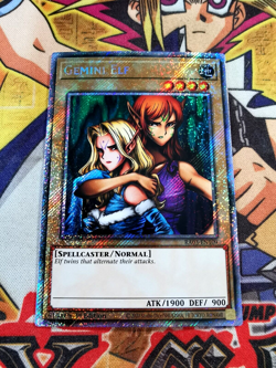Gemini Elf ra03-en109 1st Edition (NM+) Platinum-Secret Rare Yu-Gi-Oh! - Image 1