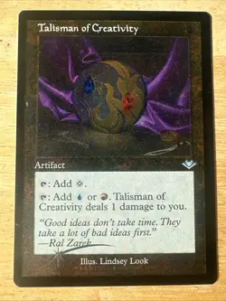 Near Mint x 1 Talisman of Creativity - Foil Etched - Retro Frame Modern Horizons - Image 1