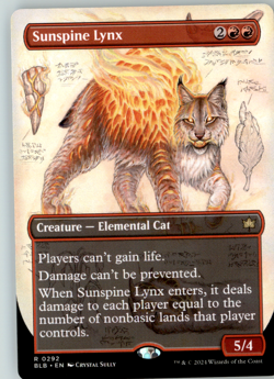 Sunspine Lynx (Borderless) - Bloomburrow (BLB) regular - Image 1