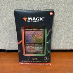 Starter Commander Deck - Draconic Destruction MTG Brand New Sealed - Image 1