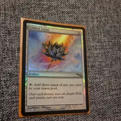 MTG - Gilded Lotus - Mirrodin - NM, English Magic foil - Image 1