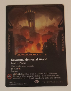 Kavaron, Memorial World Galaxy Foil 0376 EOE NM/MT [Edge of Eternities:MTG] - Image 2
