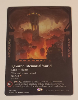 Kavaron, Memorial World Galaxy Foil 0376 EOE NM/MT [Edge of Eternities:MTG] - Image 5