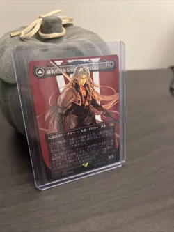 MTG Final Fantasy Sephiroth Fabled Soldier One Winged Angel Foil Japanese 0382 - Image 2