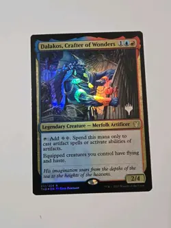 Dalakos Crafter of Wonders FOIL Promo x1 MTG ENGLISH Rare - Image 1