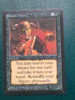 MTG Collector's Edition - Demonic Tutor - NM - Not Tournament Legal - Image 1