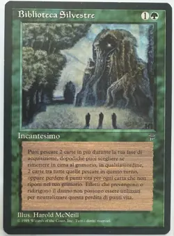 Sylvan Library (ITA-Biblioteca Silvestre) LEGENDS ~ NM MTG Magic the Gathering - Image 1