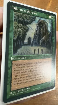 Sylvan Library (ITA-Biblioteca Silvestre) LEGENDS ~ NM MTG Magic the Gathering - Image 2