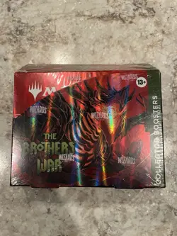 MTG Magic The Gathering Brothers War Collector Booster Box - Image 1