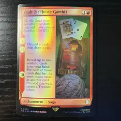 Vault 21: House Gambit Rare Foil #69 MTG Universes Beyond: Fallout - Image 1