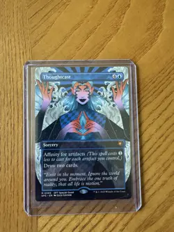 MTG Aetherdrift Special Guests Thoughtcast #85 Borderless Card in NM Condition - Image 1