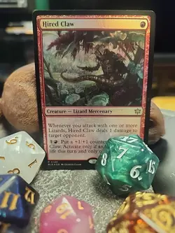 MTG Hired Claw - Foil art - Bloomburrow #0140 - Image 1