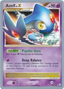 Lightly Played Azelf Lv. X - 140-146 - Michael Pramawat - WCS 2010 Pokemon World - Image 1