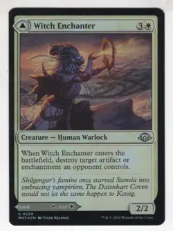 MTG Modern Horizons 3 Foil Uncommon Card #239 Witch Enchanter - Image 1