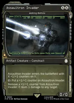 Mint/Near-Mint, English - 1 x MTG Assaultron Invader - Walking Ballista - Surge - Image 1