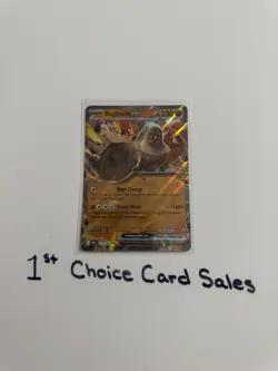 REGIROCK EX 101/182 DESTINED RIVALS POKEMON (DOUBLE RARE, NM) - Image 1