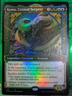 Koma, Cosmos Serpent (Showcase) Kaldheim Foil - Image 1