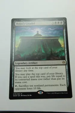 MTG Bolas's Citadel x1- -War of the Spark-Lightly Played - Image 1
