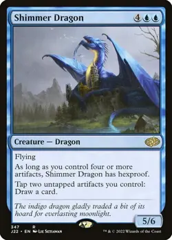 Shimmer Dragon ~ Jumpstart 2022 [ NearMint ] [ Magic MTG ] - Image 1