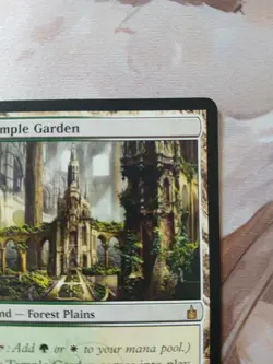 Magic The Gathering Temple Garden Ravnica City Of Guilds Rare MP 2005 - Image 2