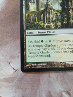 Magic The Gathering Temple Garden Ravnica City Of Guilds Rare MP 2005 - Image 4