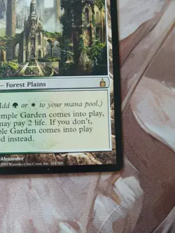 Magic The Gathering Temple Garden Ravnica City Of Guilds Rare MP 2005 - Image 5