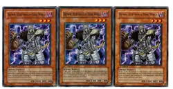 Yugioh- 3X Broww, Huntsman of Dark World - Rare - 1st Ed - EEN-EN021 - Near Mint - Image 1