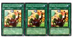 Yugioh- 3X Token Thanksgiving - Common - Unlimited - DCR-041 - Near Mint - Image 1