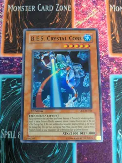 Yu-Gi-Oh! B.E.S. Crystal Core CRV-EN021 1st Edition Super Rare NM - Image 1