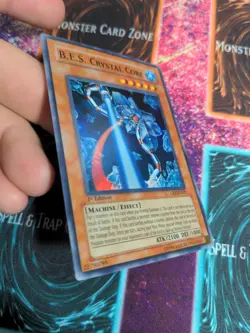 Yu-Gi-Oh! B.E.S. Crystal Core CRV-EN021 1st Edition Super Rare NM - Image 2
