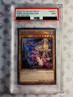 Yugioh PSA 9 Dark Magician Girl (Alternate Art) MP24-EN053 - Image 1