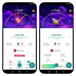 Pokemon Shiny Dynamax Latias - Dark Skies Background (Pls read description) - Image 1