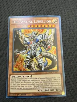 Yugioh The Bystial Lubellion DABL-EN009 Secret Rare 1st Ed LP-NM - Image 1